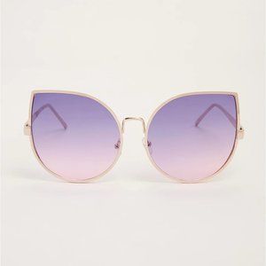 TORRID PINK OMBRE EXTREME CAT EYE SUNGLASSES